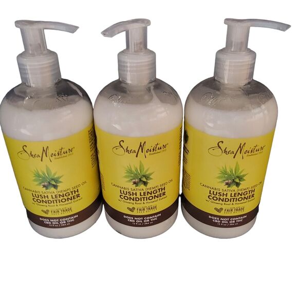 3 Shea Moisture Lush Length Conditioner Hemp Seed Oil 13 fl oz - Picture 3 of 4